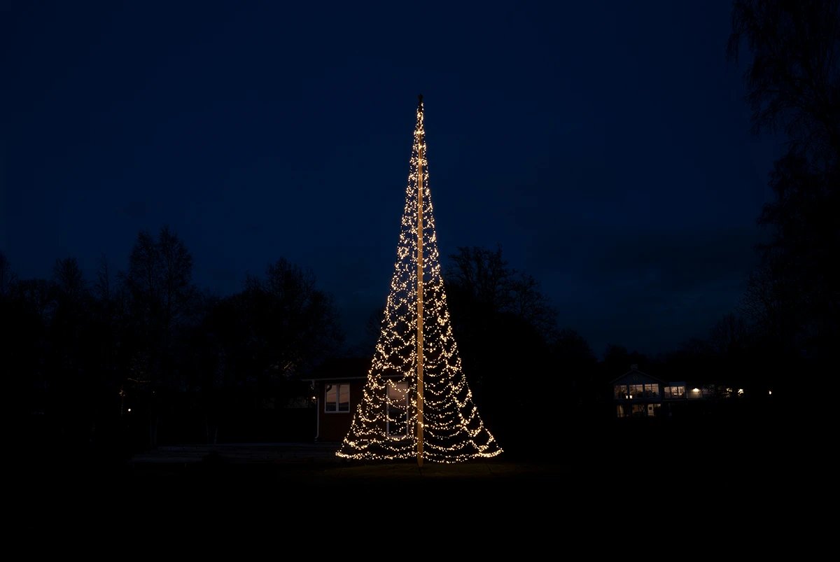 Glimma Flaggstångsbelysning Varmvit