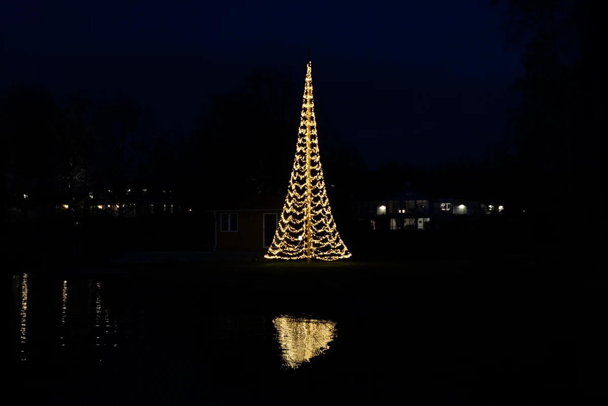 Glimma Flaggstångsbelysning Varmvit