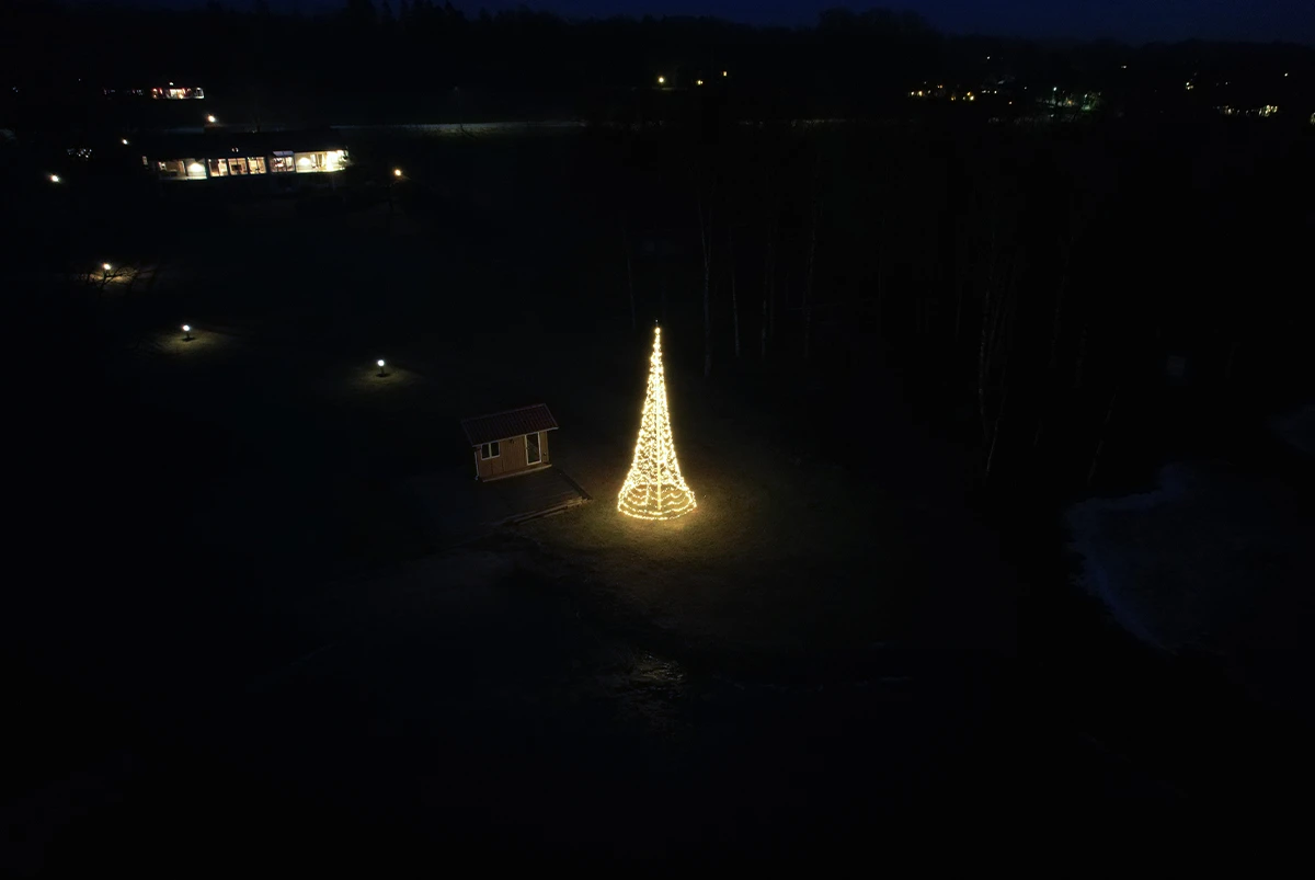 Glimma Flaggstångsbelysning Special Edition Varmvit/Kallvit